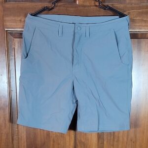 Mountain Hardwear Men's Slate Blue Flat Front Shorts